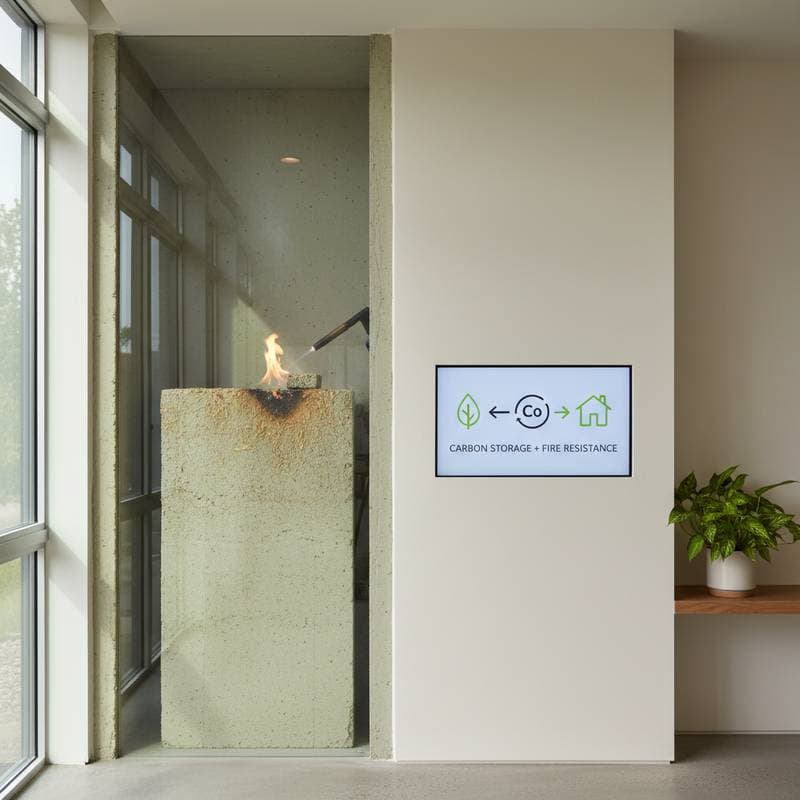 Featured image for Hempcrete Cuts Fire Risk While Storing Carbon