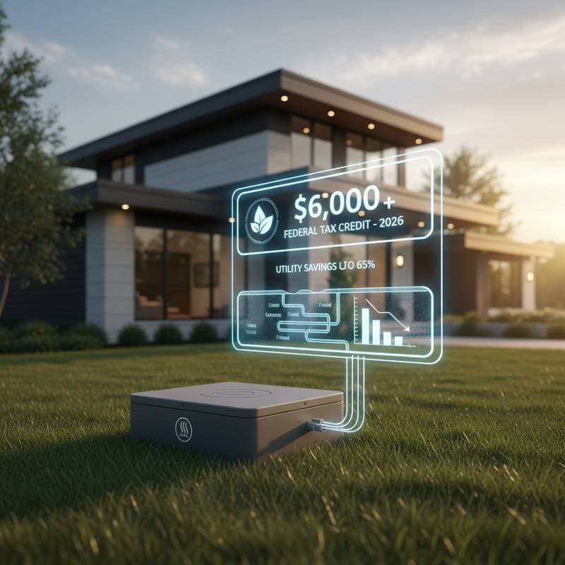 Featured image for Geothermal Tax Credits Cut $6K Off Heat Pump Costs