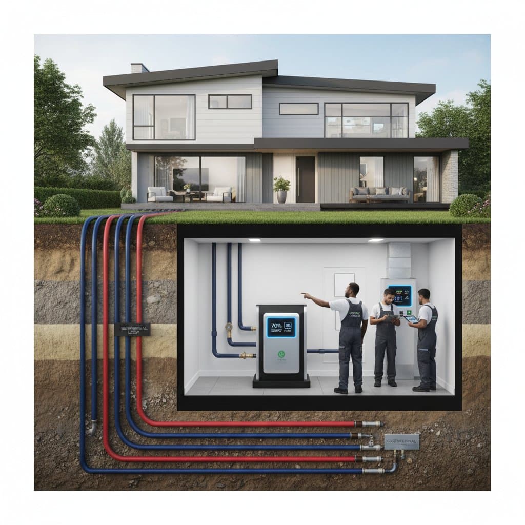 Featured image for Geothermal HVAC Cuts Energy Bills Up to 70 Percent