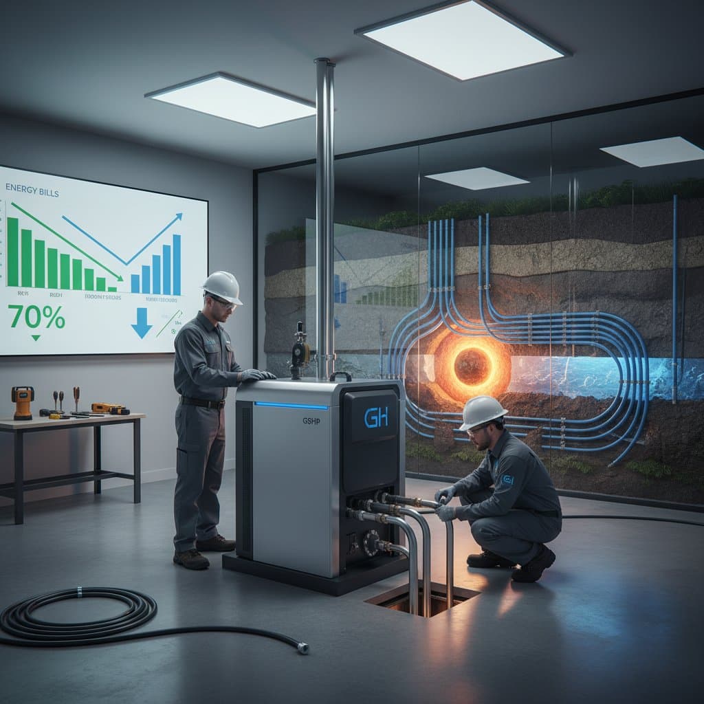 Featured image for Geothermal HVAC Cuts Energy Bills Up to 70 Percent