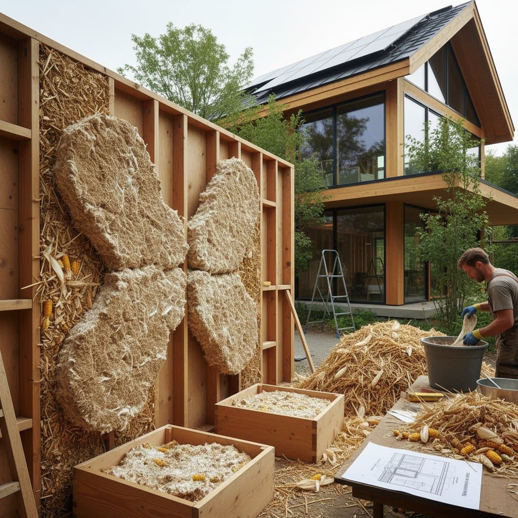 Featured image for Mycelium Insulation Grows Into Shape Using Farm Waste