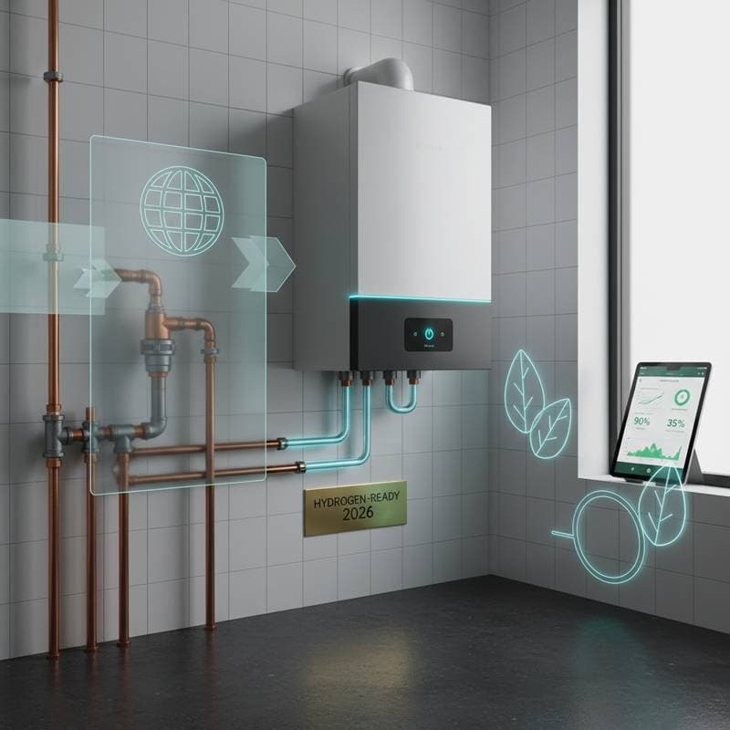 Featured image for Hydrogen Boilers Replace Gas Heat Without the Retrofit