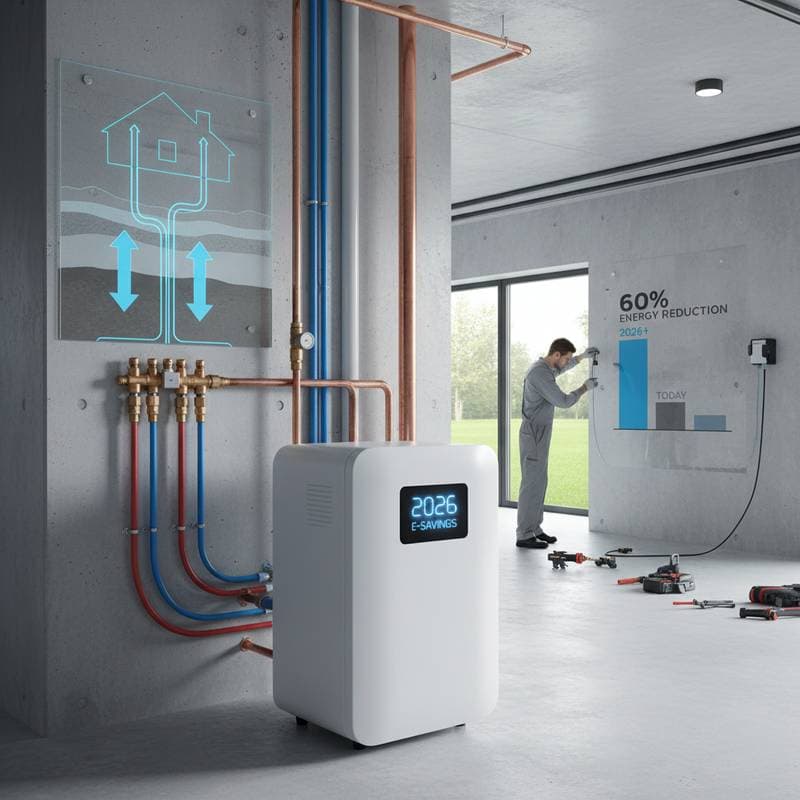 Featured image for Geothermal Cooling Cuts Energy Bills 60% by 2026