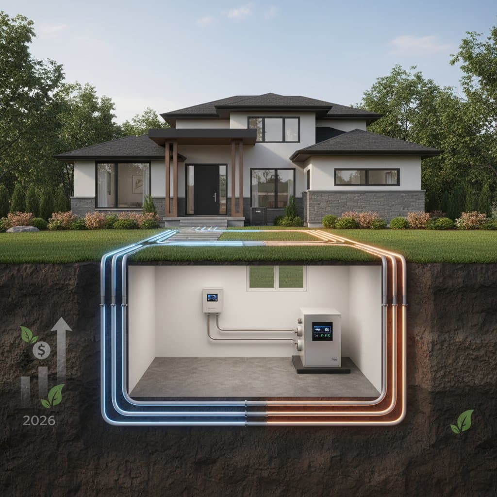 Featured image for Geothermal HVAC Cuts Energy Bills 30-60 Percent