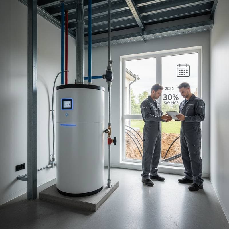 Featured image for Tax Credits Cut Geothermal HVAC Costs 30% in 2026