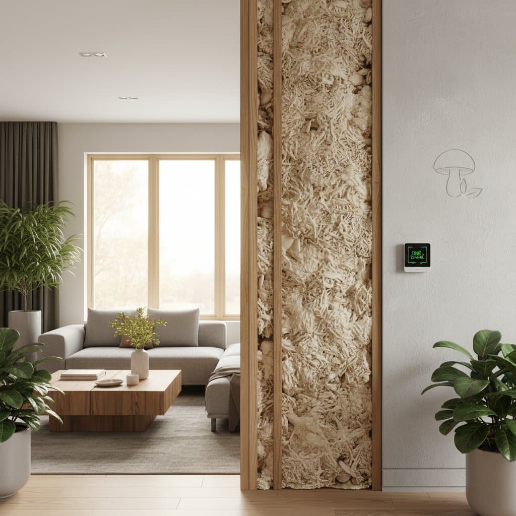 Featured image for Mycelium Insulation Cuts Carbon While Regulating Indoor Climate