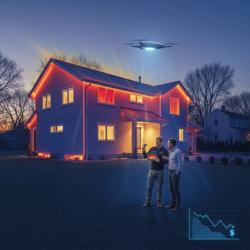 Featured image for Thermal Imaging Reveals Where Half Your Heat Escapes