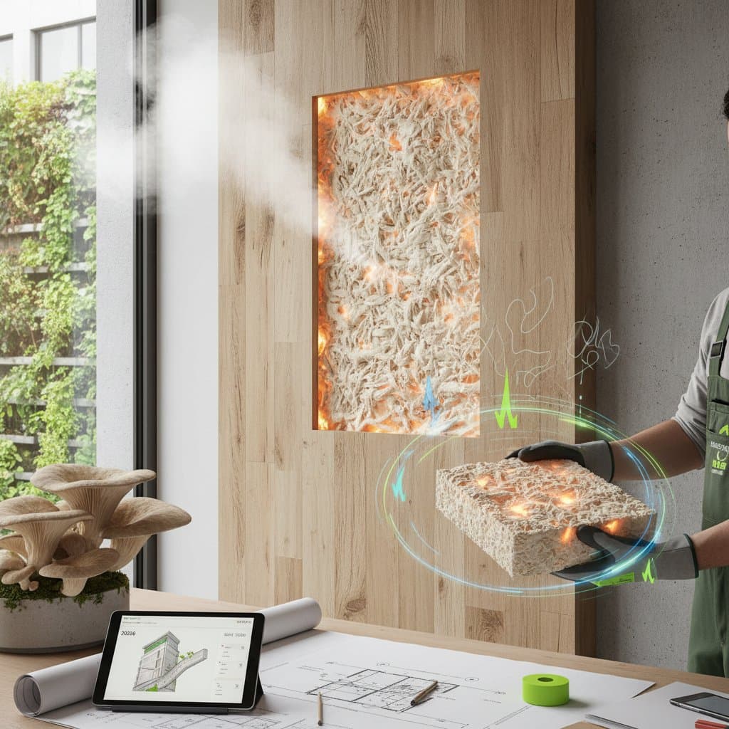 Featured image for Mushroom Insulation Grows Into a Fire-Safe Alternative
