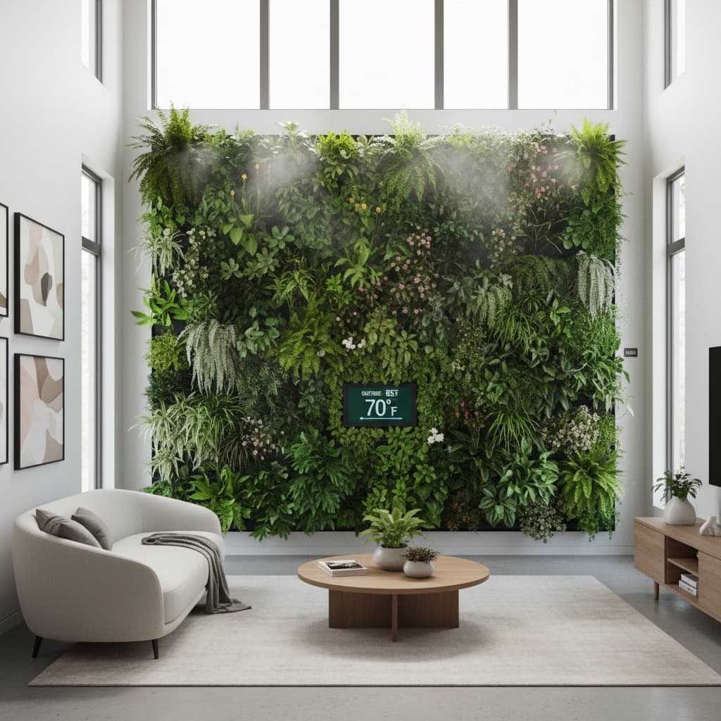 Featured image for Vertical Gardens Drop Indoor Temps 15 Degrees Naturally