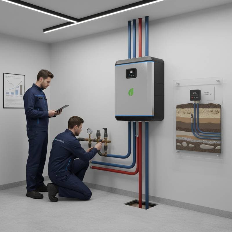 Featured image for Cut Heating Bills 65% with Ground Source Heat Pumps