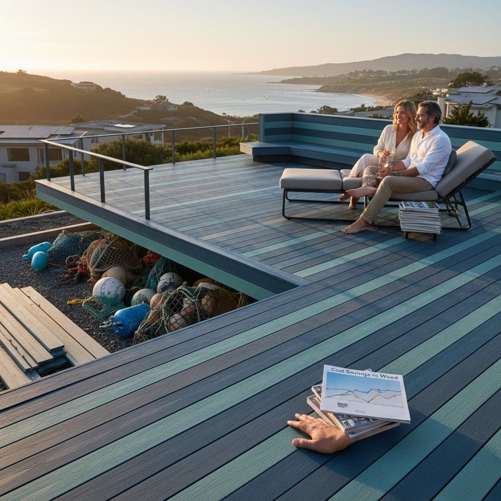 Featured image for Ocean Plastic Decks Outlast Wood in Coastal Climates