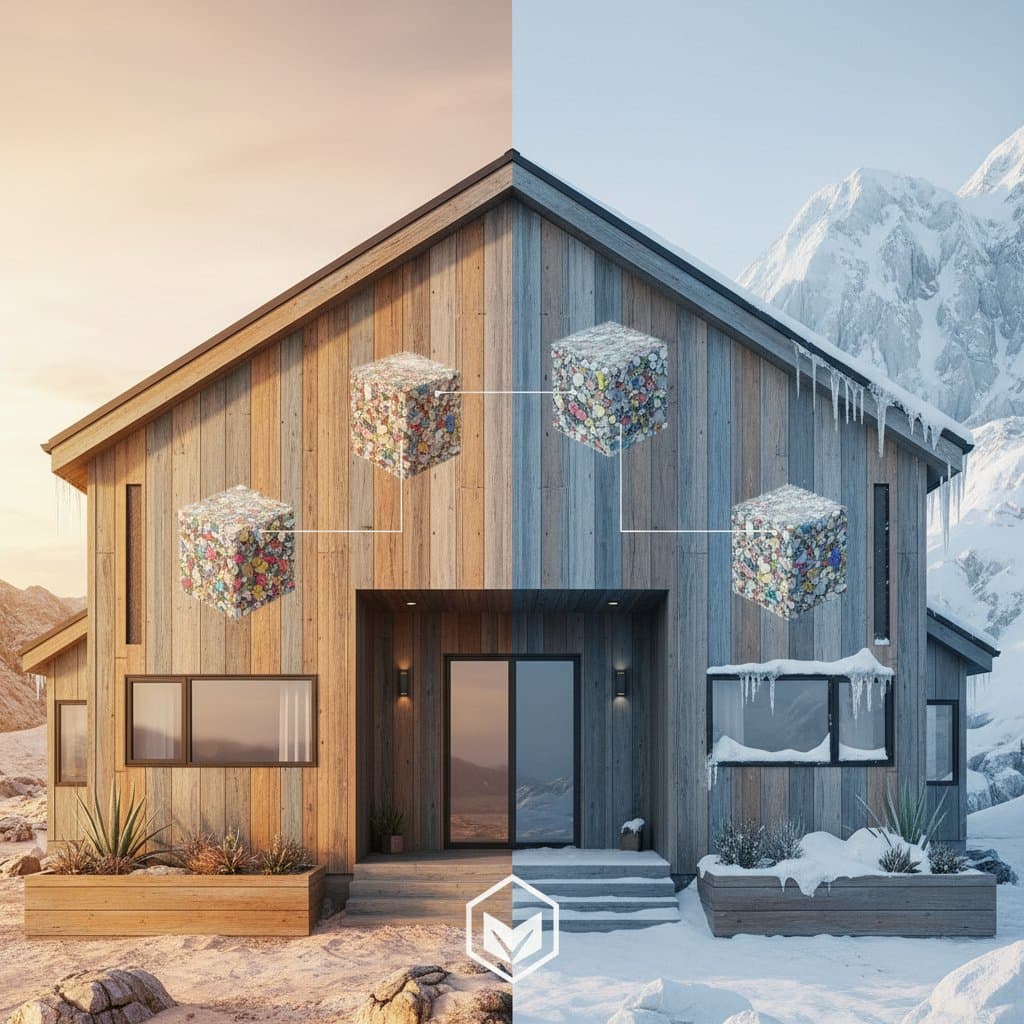 Featured image for Why Recycled Plastic Siding Thrives in Extreme Climates
