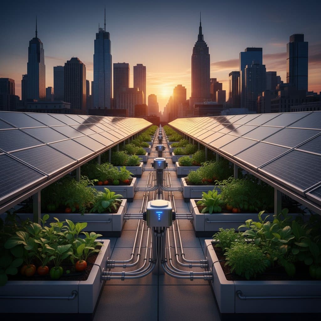 Featured image for Rooftop Solar Gardens Cut Energy Bills While Growing Food