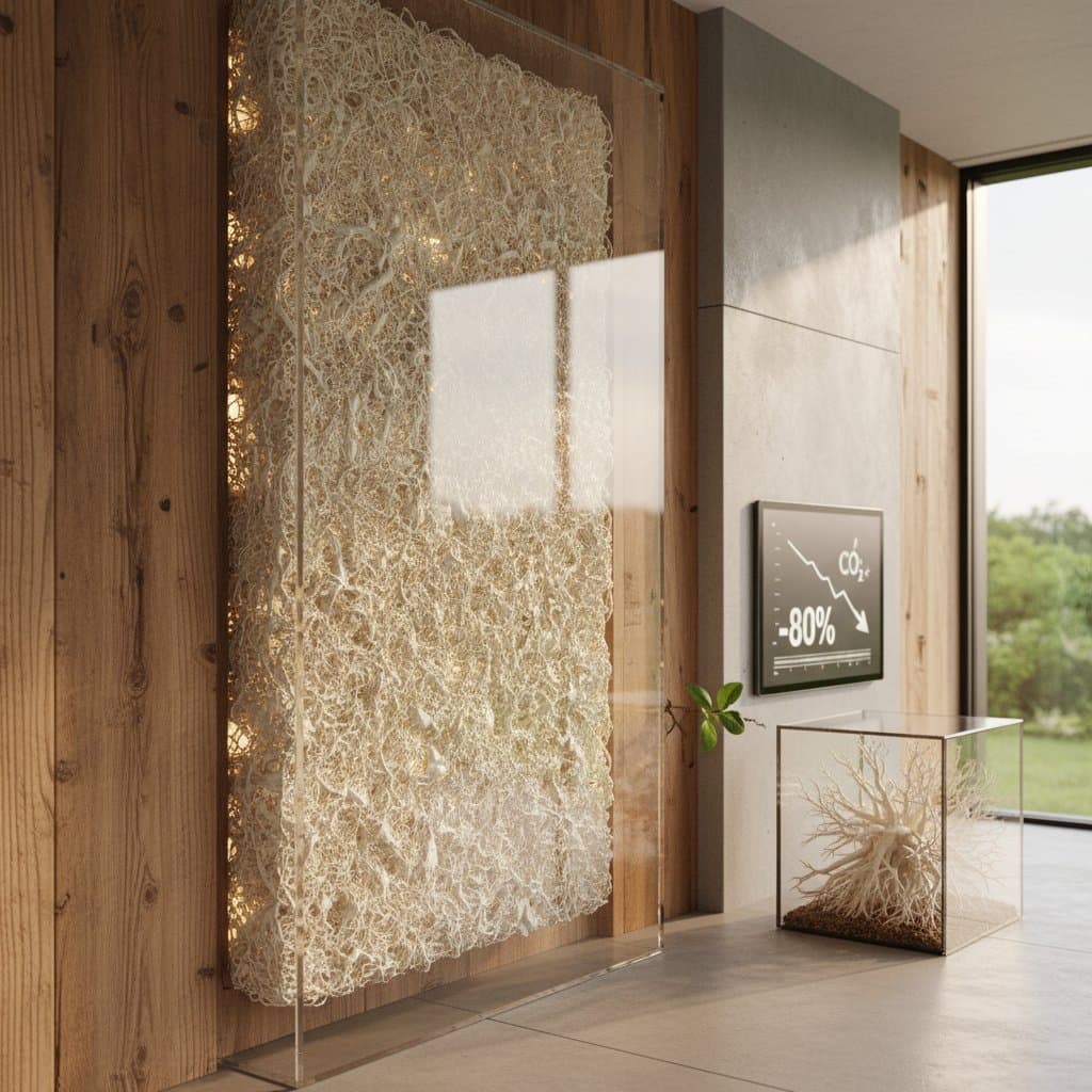 Featured image for Mycelium Insulation Cuts Building Carbon by 80%