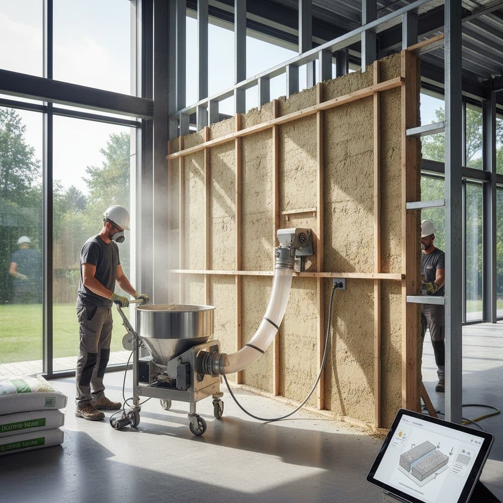 Featured image for Hempcrete Walls Absorb Carbon While Cutting Energy Bills