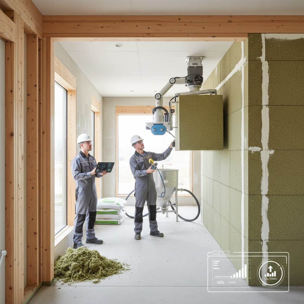 Featured image for Hempcrete Walls Cut Energy Costs 30% While Storing Carbon