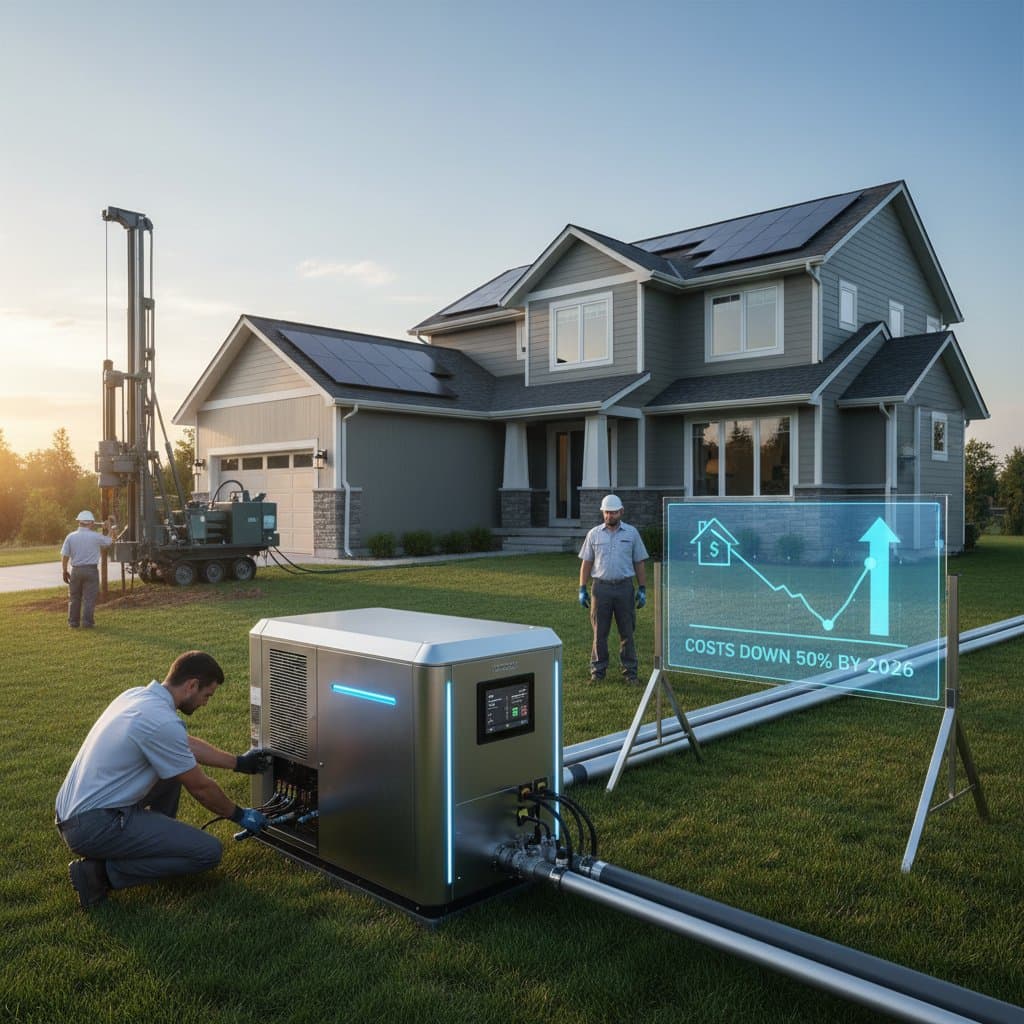 Featured image for Geothermal HVAC Costs Dropping 50% by 2026