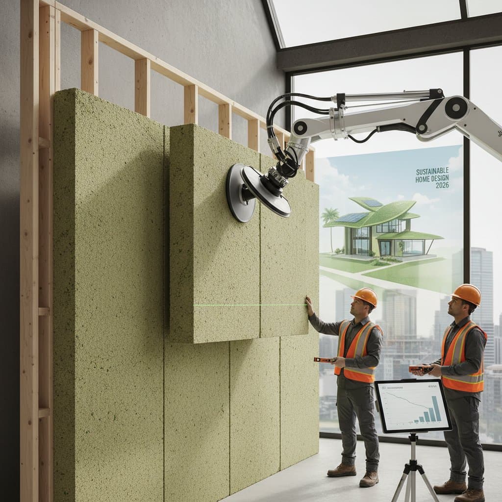 Featured image for Hempcrete Walls Absorb Carbon While Cutting Energy 40%