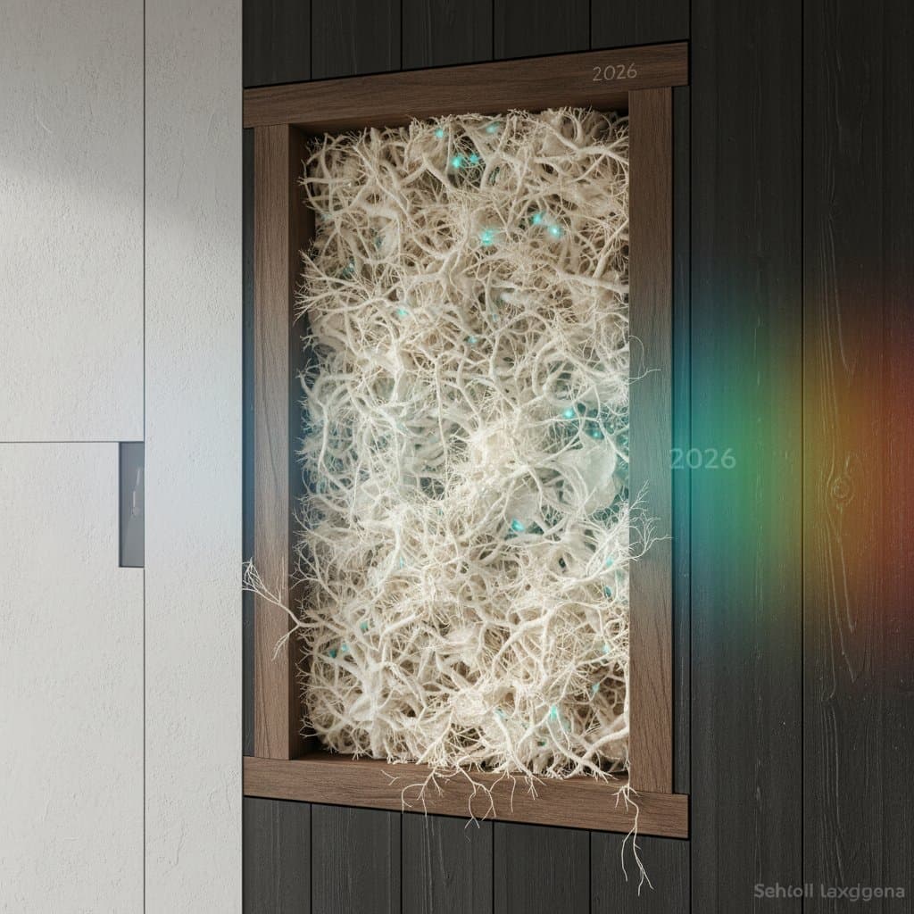 Featured image for Mushroom Insulation Grows Itself Into Your Walls