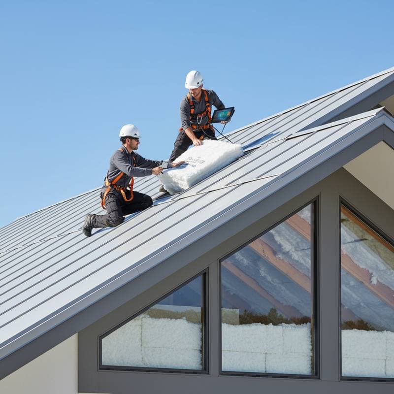 Featured image for Cool Roof Retrofit Cuts Attic Cooling Costs in Half