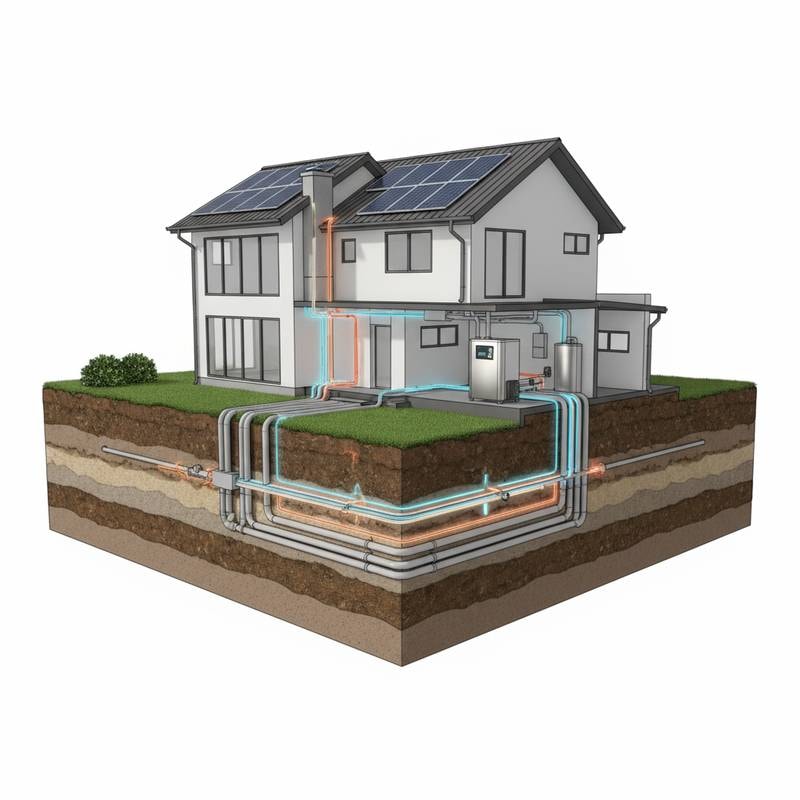 Featured image for Geothermal HVAC Delivers Quiet Comfort From Below