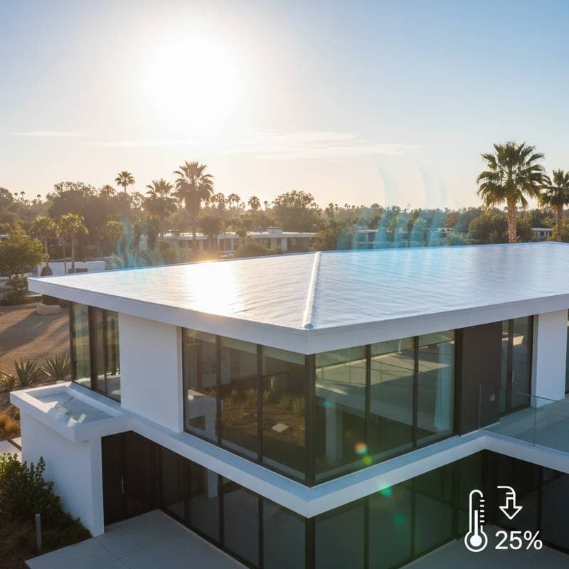 Featured image for Cool Roof Coatings Cut AC Bills 25% in Warm Climates
