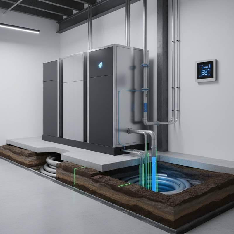 Featured image for Geothermal Cooling Cuts AC Bills in Half Year-Round