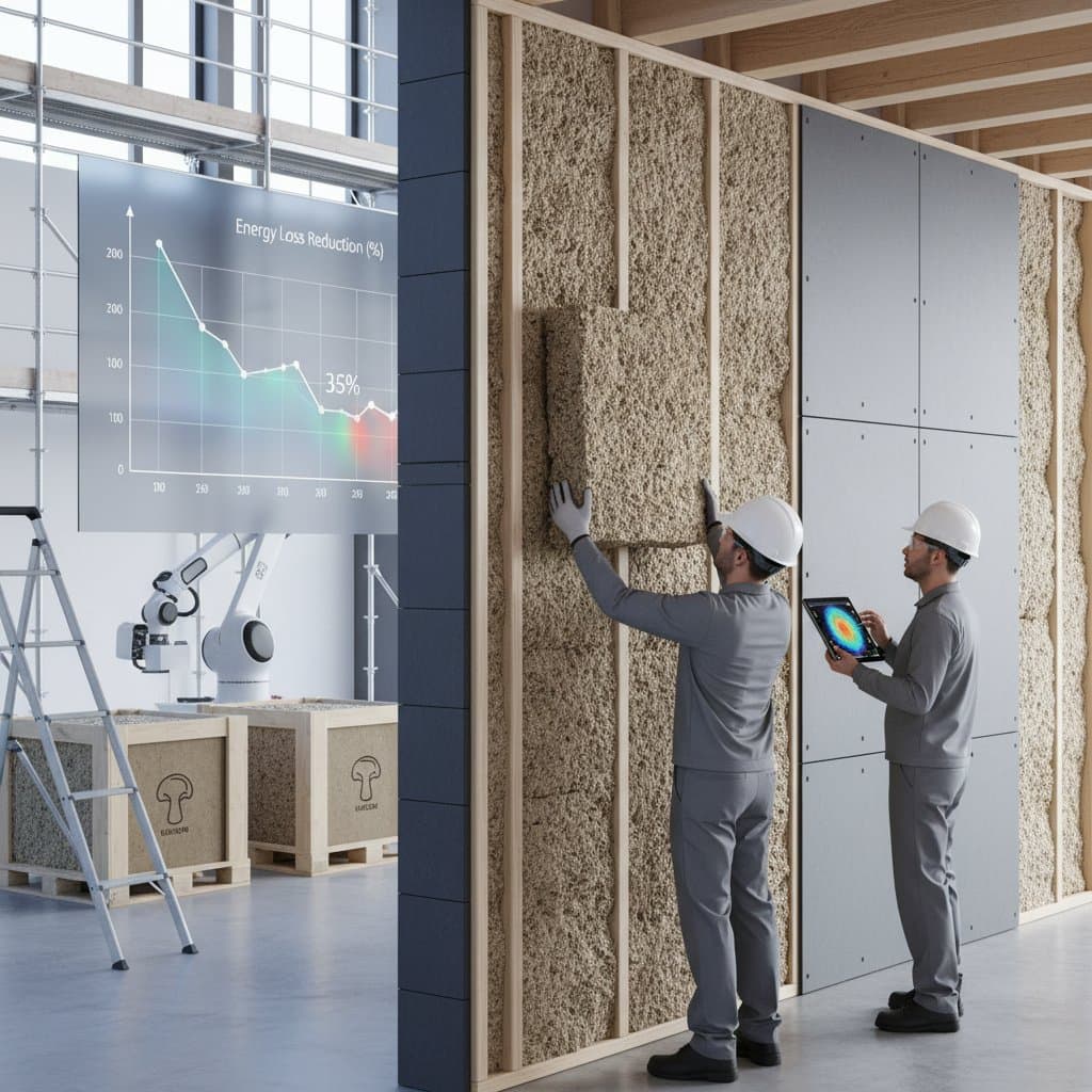 Featured image for Mycelium Insulation Cuts Energy Loss by 35 Percent