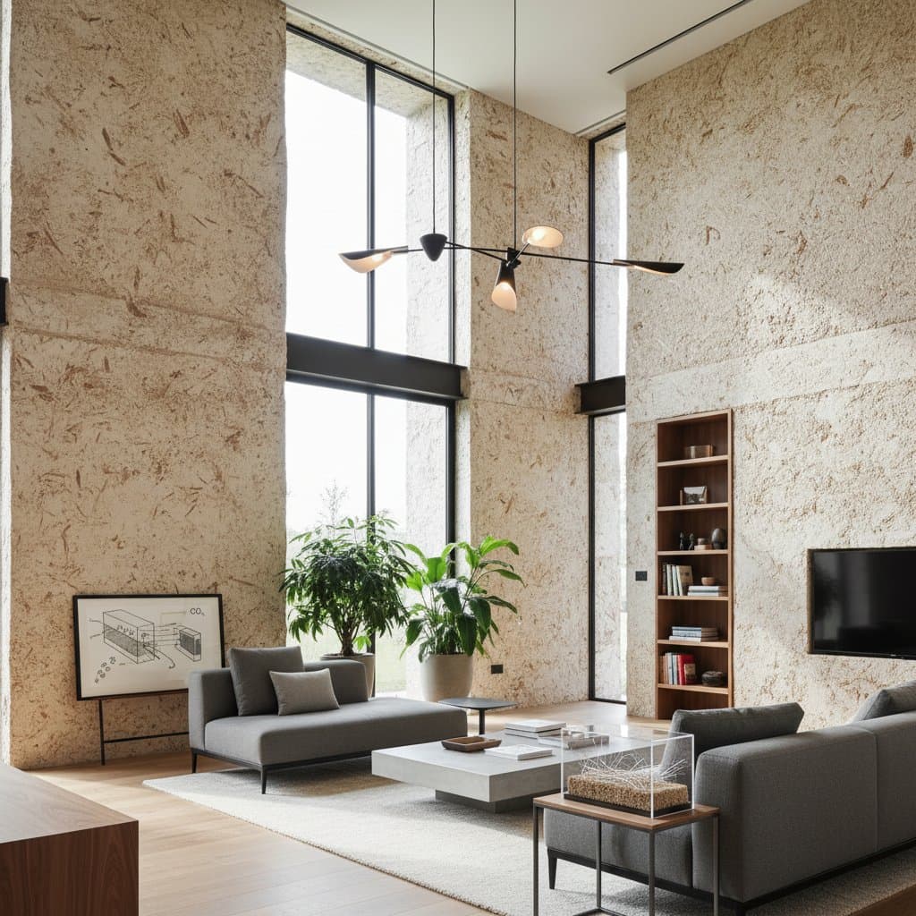 Featured image for Hempcrete Walls Breathe While Storing Carbon at Home