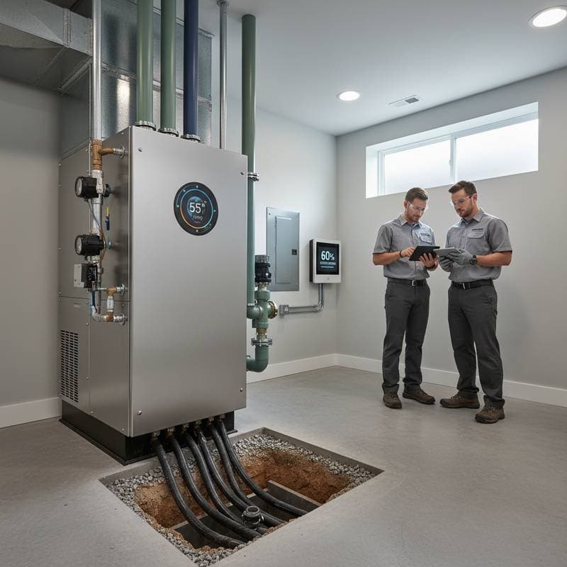 Featured image for Geothermal HVAC Cuts Energy Bills 60% With Earth's Heat
